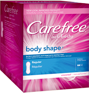 Free Sample Carefree Pantyliners