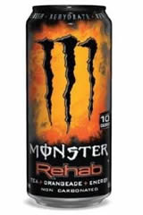 Free 16 oz Monster Rehab Orangeade Drink at Hess Express