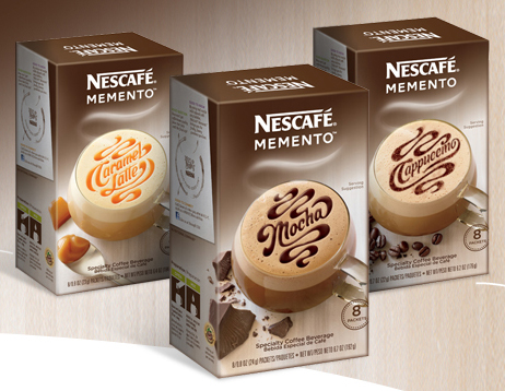 2 Free Samples Nescafe Memento