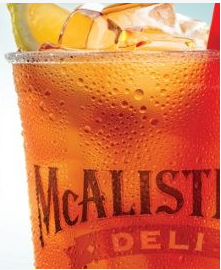 Free Tea at McAlister's Deli (7/26)