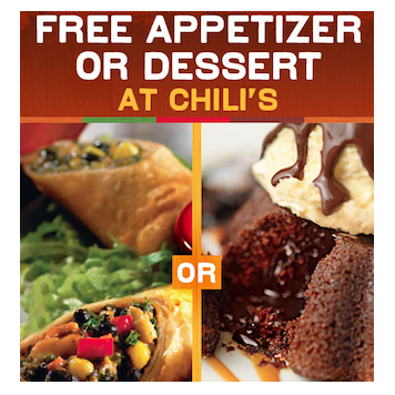 Free Deal Everyday at Chili's (Ends 12/24)