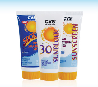 Free Travel-Size CVS Sunscreen