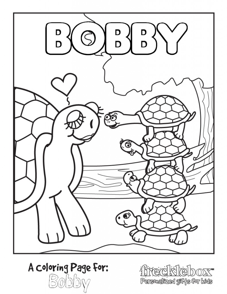 Free Personalized Coloring Pages