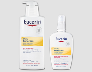 Free Eucerin Daily Protection Moisturizing Body Lotion Sample 11am ET