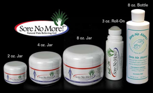 Free Sample Sore No More Pain Relieving Gel