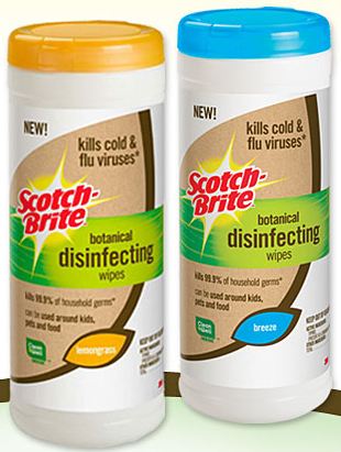 Free Disinfecting Wipes Sample From Scotch-Brite