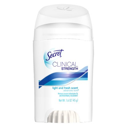 Free Secret Clinical Strength Deodorant (12pm ET)