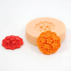 Free Sample Single Hole Geranium Mini Silicone Resin Mold