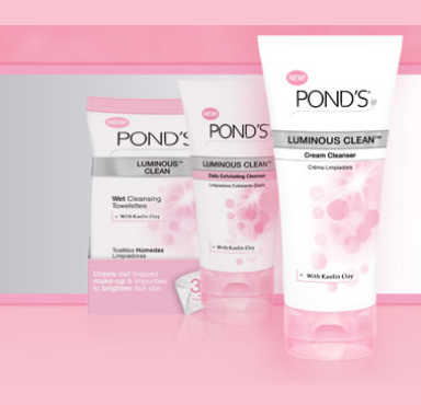 Free Luminious Clean Cream Cleanser Sample - Ponds