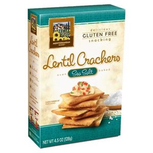 Free Mediterranean Lentil Crackers (Between 11am & 12:30pm ET)