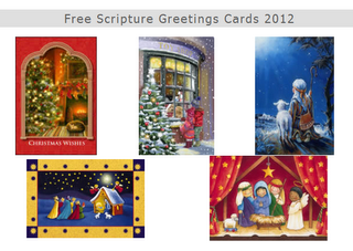 5 Free 2012 Scripture Greeting Cards for Christmas