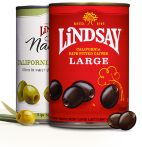 Free Lindsay Ripe Olives Products 12pm ET Daily