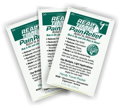 Free Sample Real Time Pain Relief 