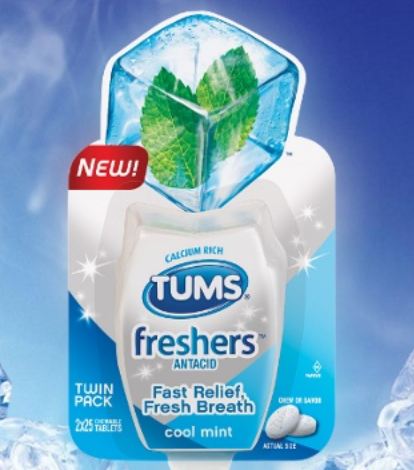 Free TUMS Freshers Heartburn Relief Sample