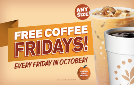 Free Coffee Fridays at Cumberland Farms