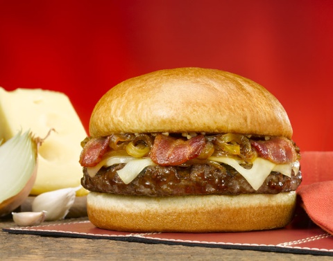 Free At Red Robin For Jims: Sweet Jim Beam Bacon Swiss Burger