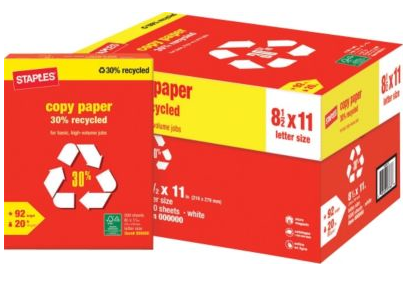 free staples paper