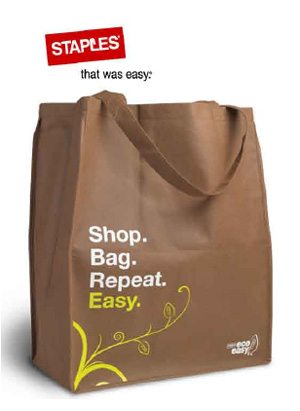 Free Eco Tote Bag (Staples)