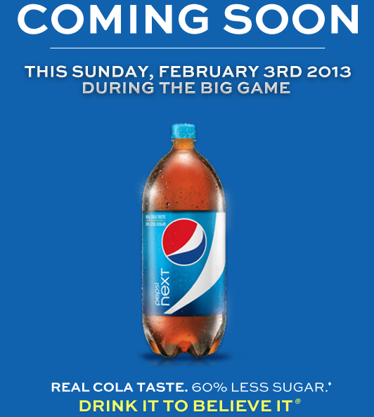 Free Pepsi Next 2 Liter Super Bowl Sunday