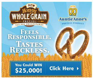 Enter For Your Chance to Win $25,000 from Auntie Anne's