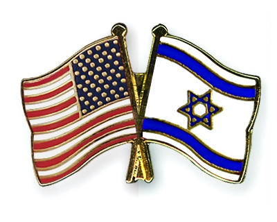 Free Fellowship USA-Israel Flag Pin