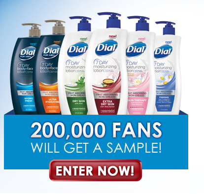 Enter To Win Free 7-Day Moisturizing Dial Lotion Giveaway