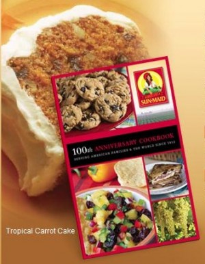 Free Sunmaid Raisins 100th Anniversary Cookbook