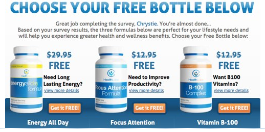 Free Vitamins + $25 Gift Card