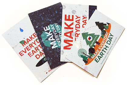 Free Set 4 Growable Earth Day Cards