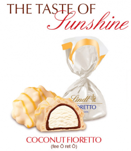 Free Lindt Coconut Fioretto Chocolate