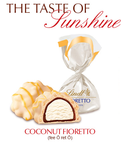 Free Chocolate Lindt Coconut Fioretto