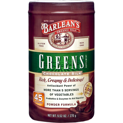 Free Sample Barlean's Chocolate Silk Greens (DropGifts)