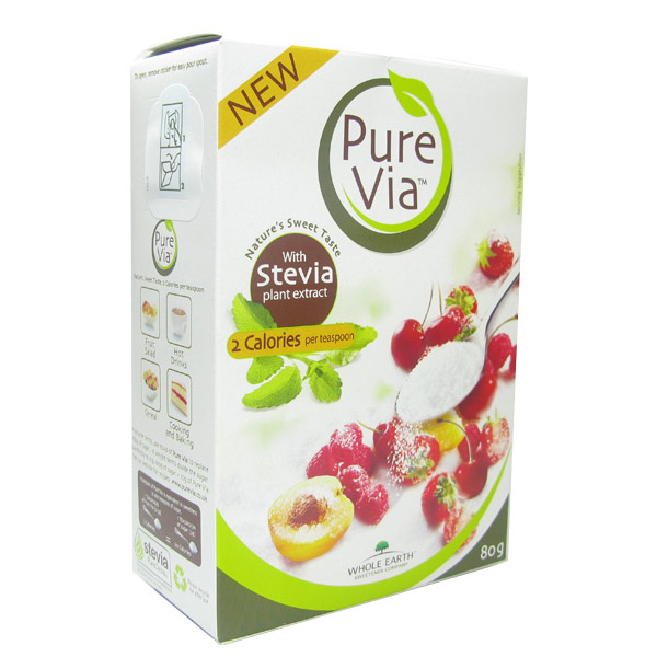 Free Sample Pure Via Stevia Sweetener Pack