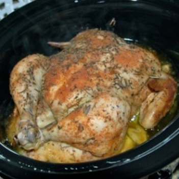 Crock Pot Roasted Chicken