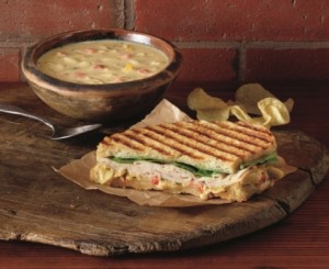 CORNER BAKERY CAFE TURKEY MONTEREY PANINI