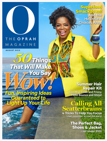 Free Oprah Magazine on iPad