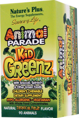 Free Sample Nature's Plus Animal Parade KidGreenz