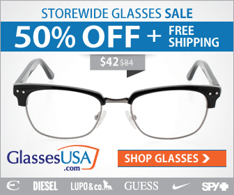 50% Off Designer Glasses (free shipping)