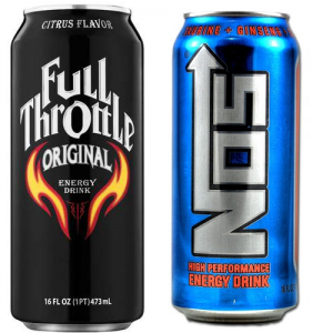 Free Full Throttle or NOS Energy Drink