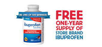 Win Year's Supply of Ibuprofen