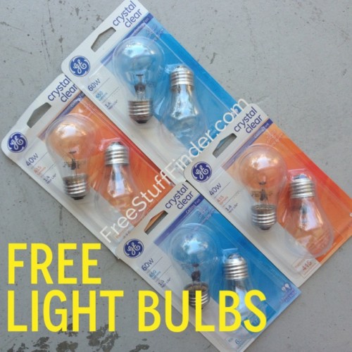 Free GE Light Bulbs at Target