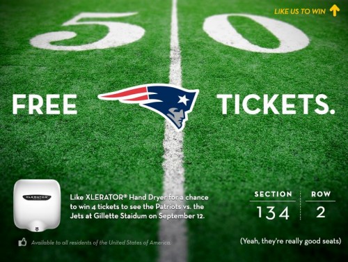 Free Tickets Patriots vs Jets Game Giveaway