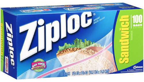 Free Ziplock Sandwich Bags at Staples