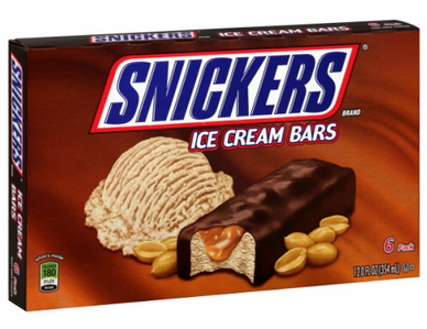 Snickers Ice Cream Bars $1.00 (Walgreens)