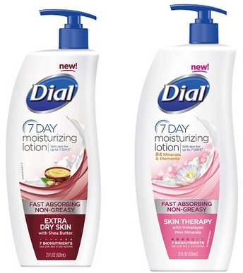 Free Sample Dial Moisturizing Lotion Giveaway