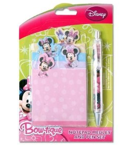 Possible Free Minnie Mouse Notepad & Pen