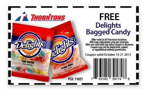 Free Delights Bagged Candy (Thorntons)