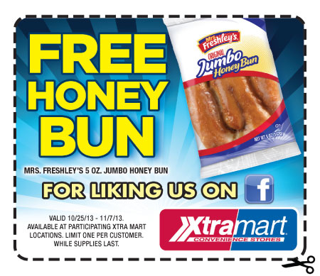 Free Honey Bun (Xtra Mart)