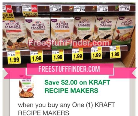 Free Kraft Recipe Maker (Kroger & Affiliate Stores)