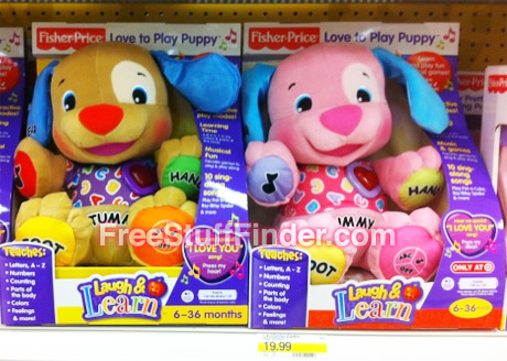 Hot Deal: Fisher-Price Laugh & Learn Puppy Toy Only $4.18 (Reg $22)